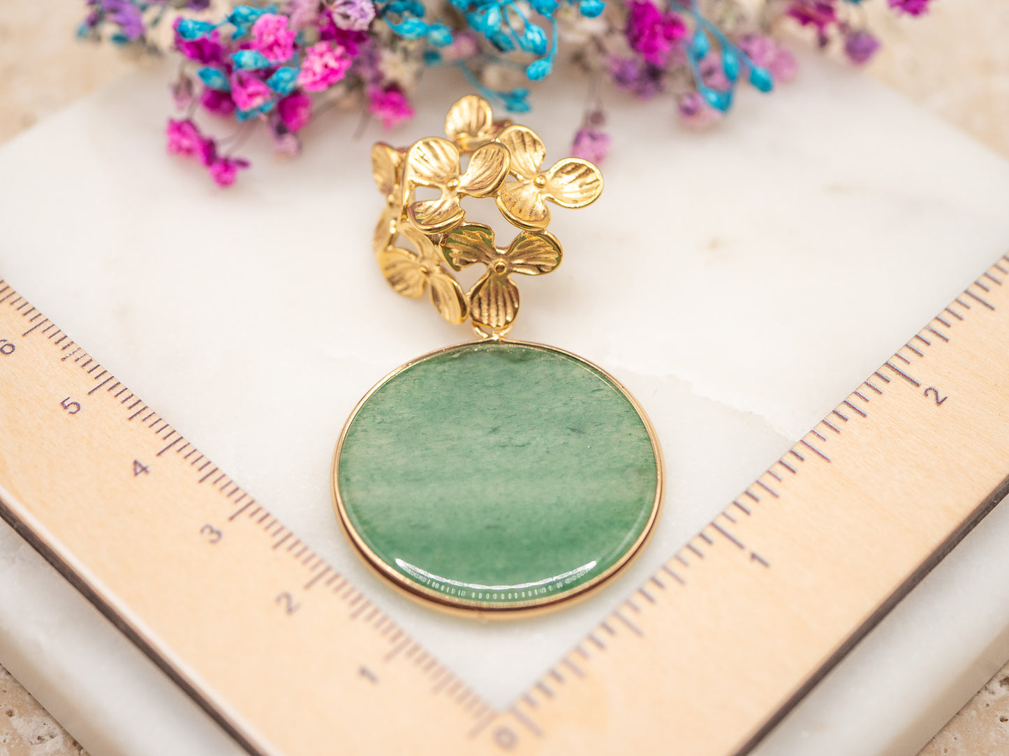 Boucles d'oreilles Jardin Jade