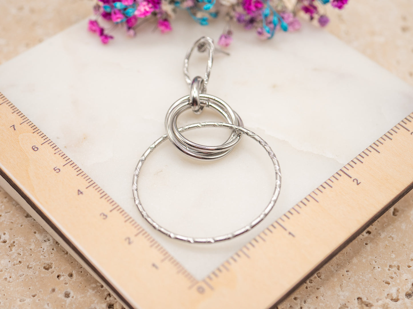 Boucles d'oreilles Anneau Salin
