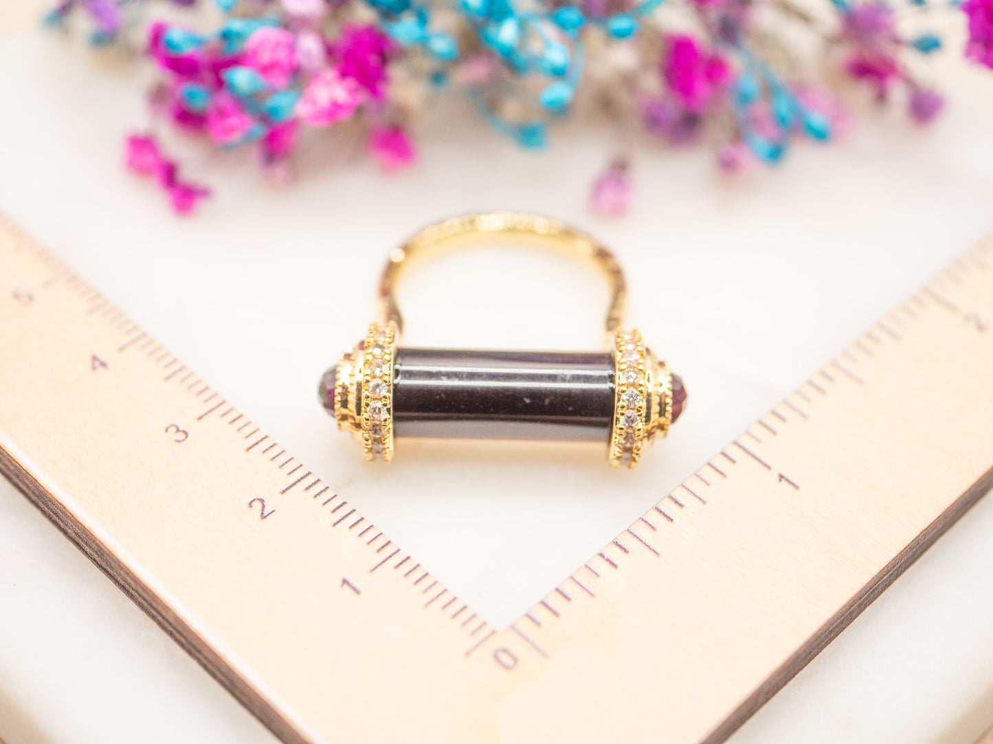 Bague Cylindre Minuit