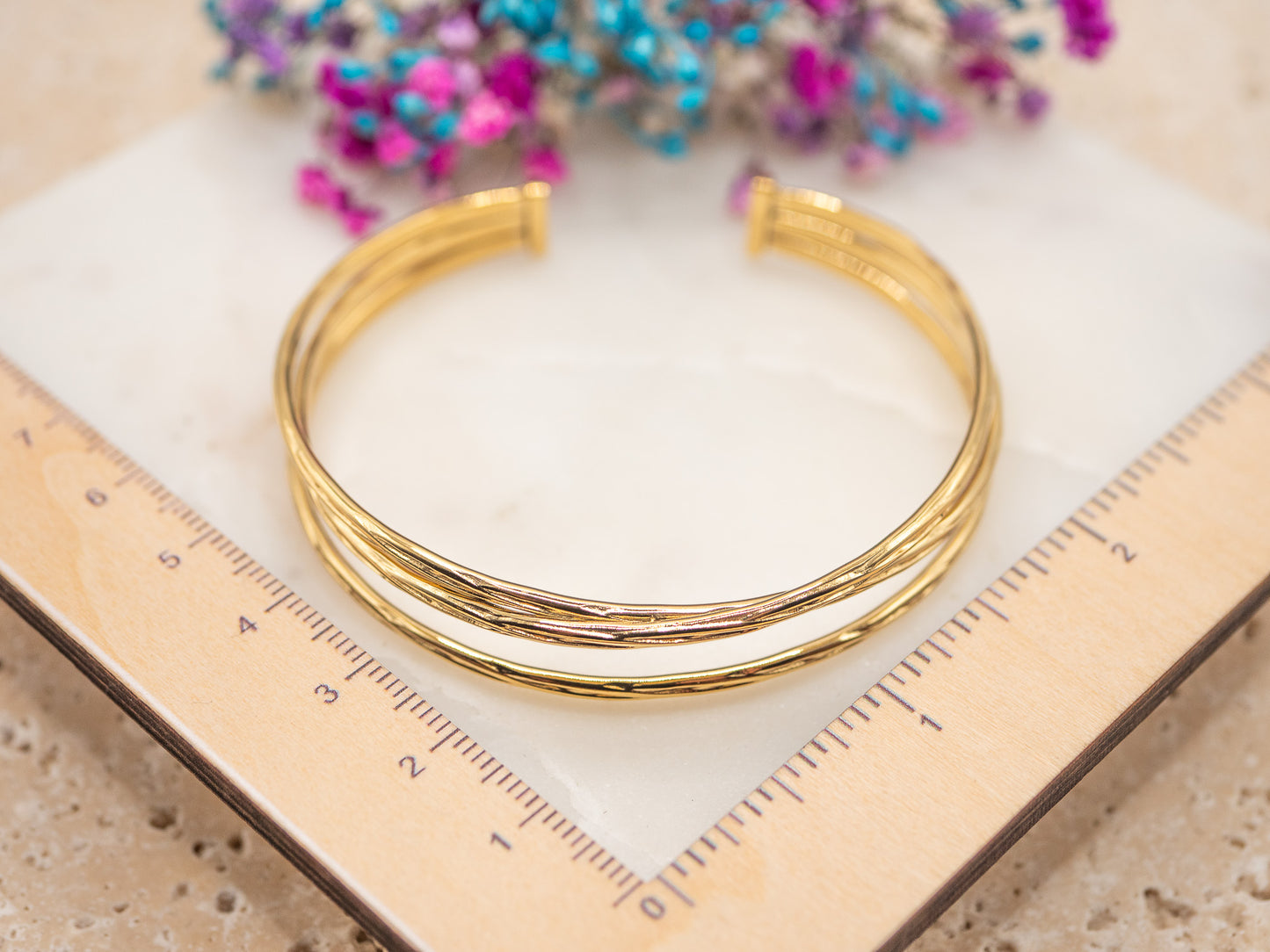 Bracelet Sillage Doré