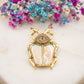 Broche Scarabée Nacré