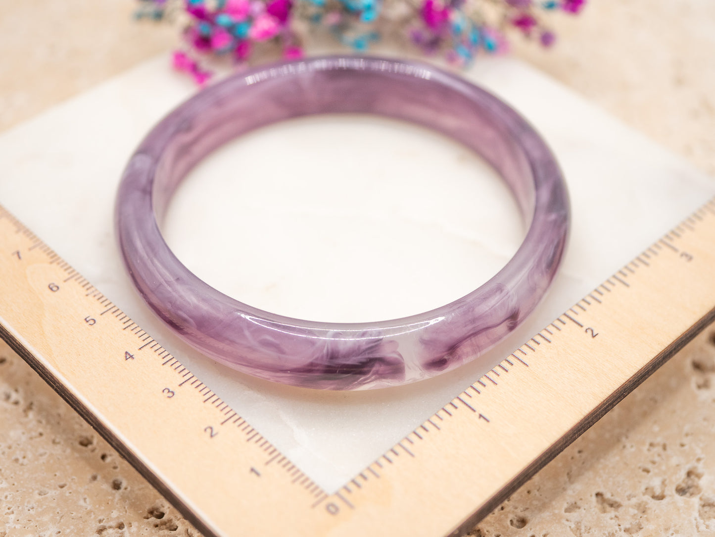 Bracelet Brume Mauve
