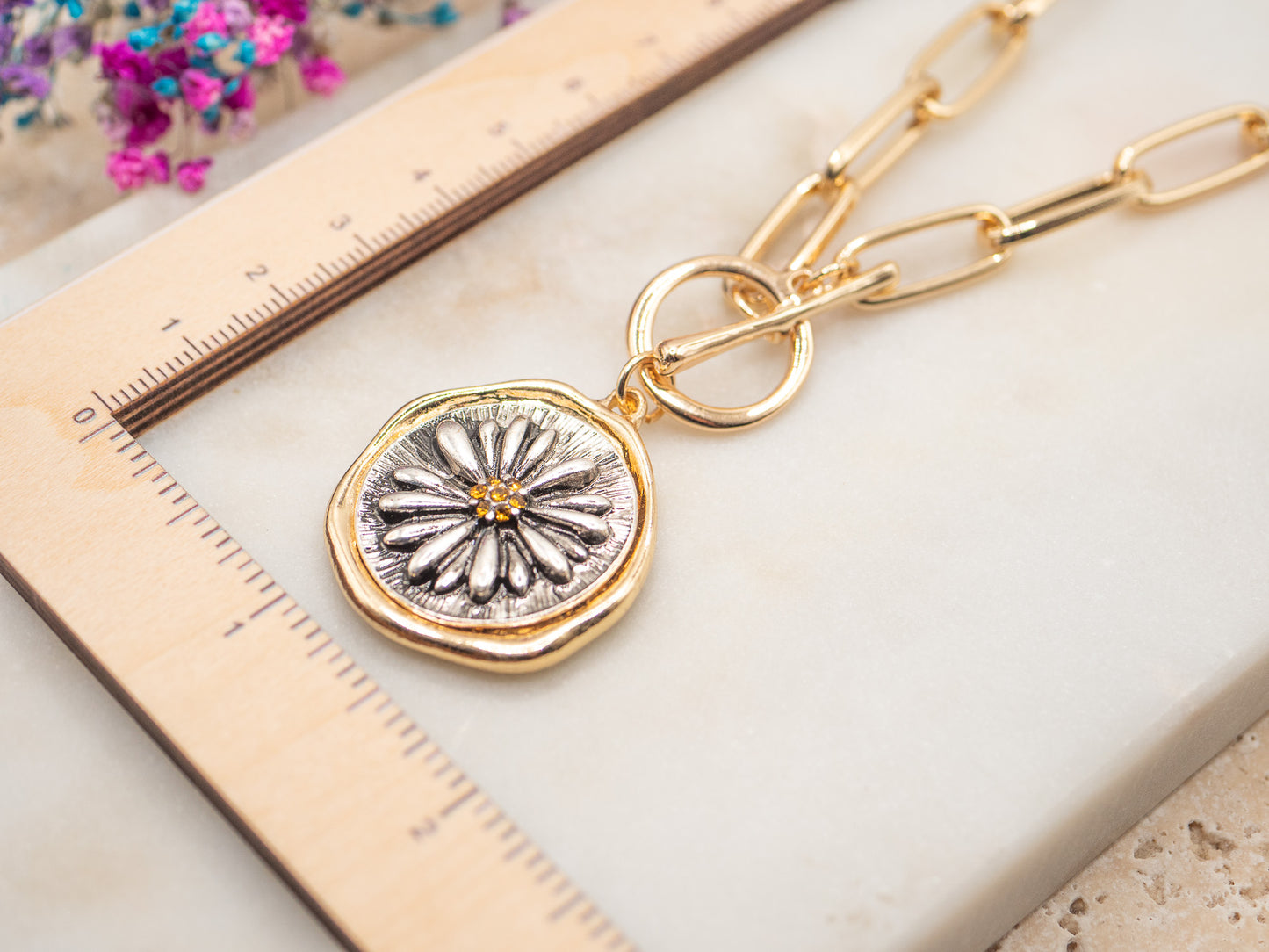 Collier Marguerite Or