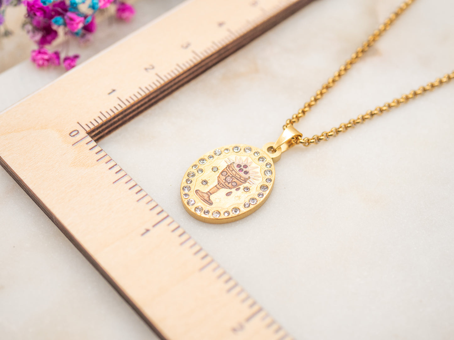 Collier Toast Doré