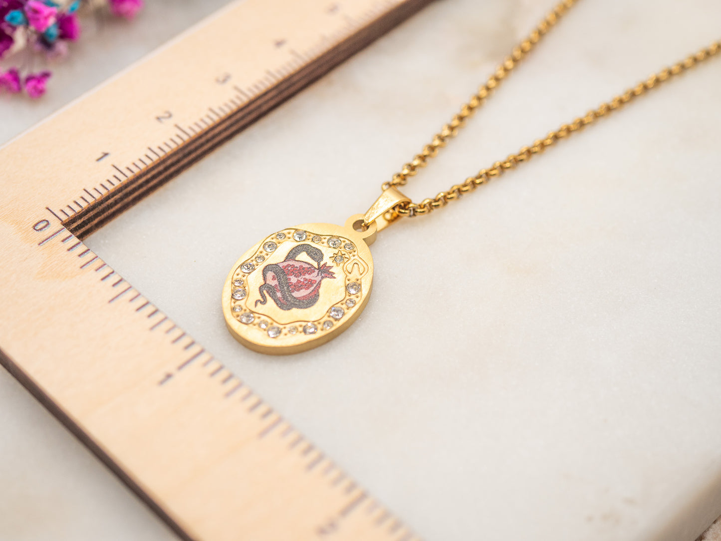 Collier Flamingo Miel
