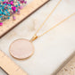 Collier Galet Rosé