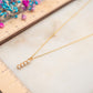 Collier Perles Miel