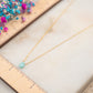 Collier Goutte Azur