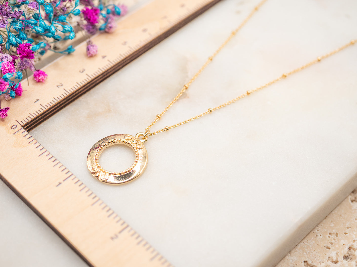 Collier Cercle Doré