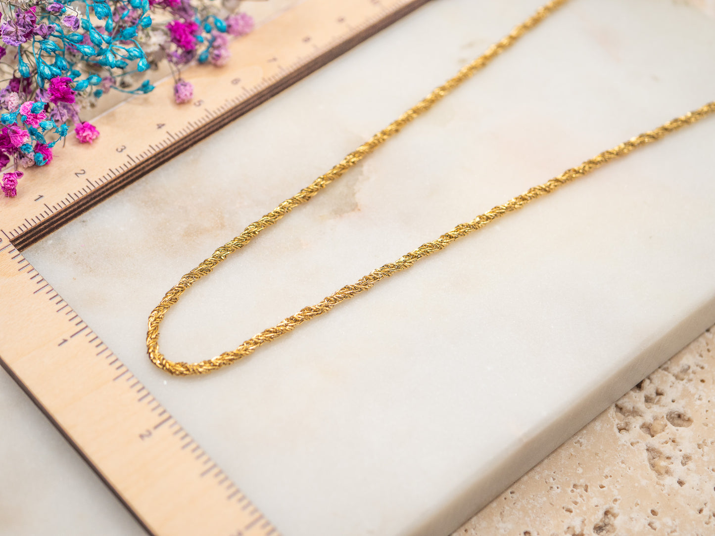 Collier Torsade Miel