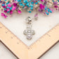 Boucles d'oreilles Croix Cristalline