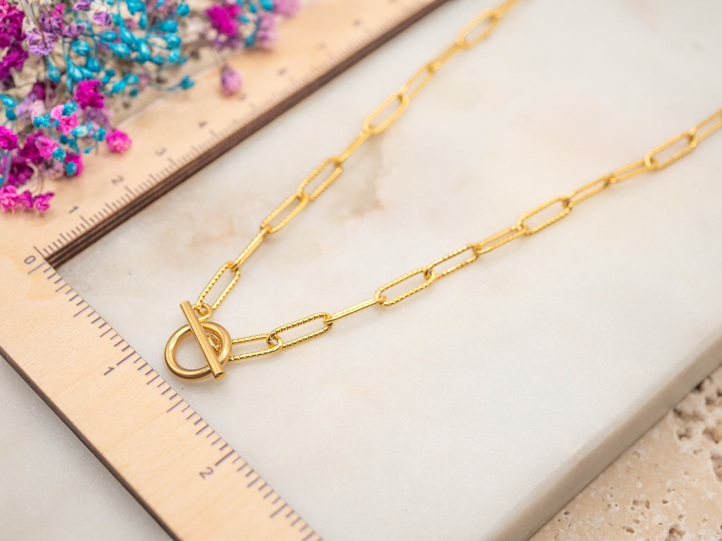 Collier Verrou Doré