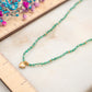 Collier Cœur Lagune