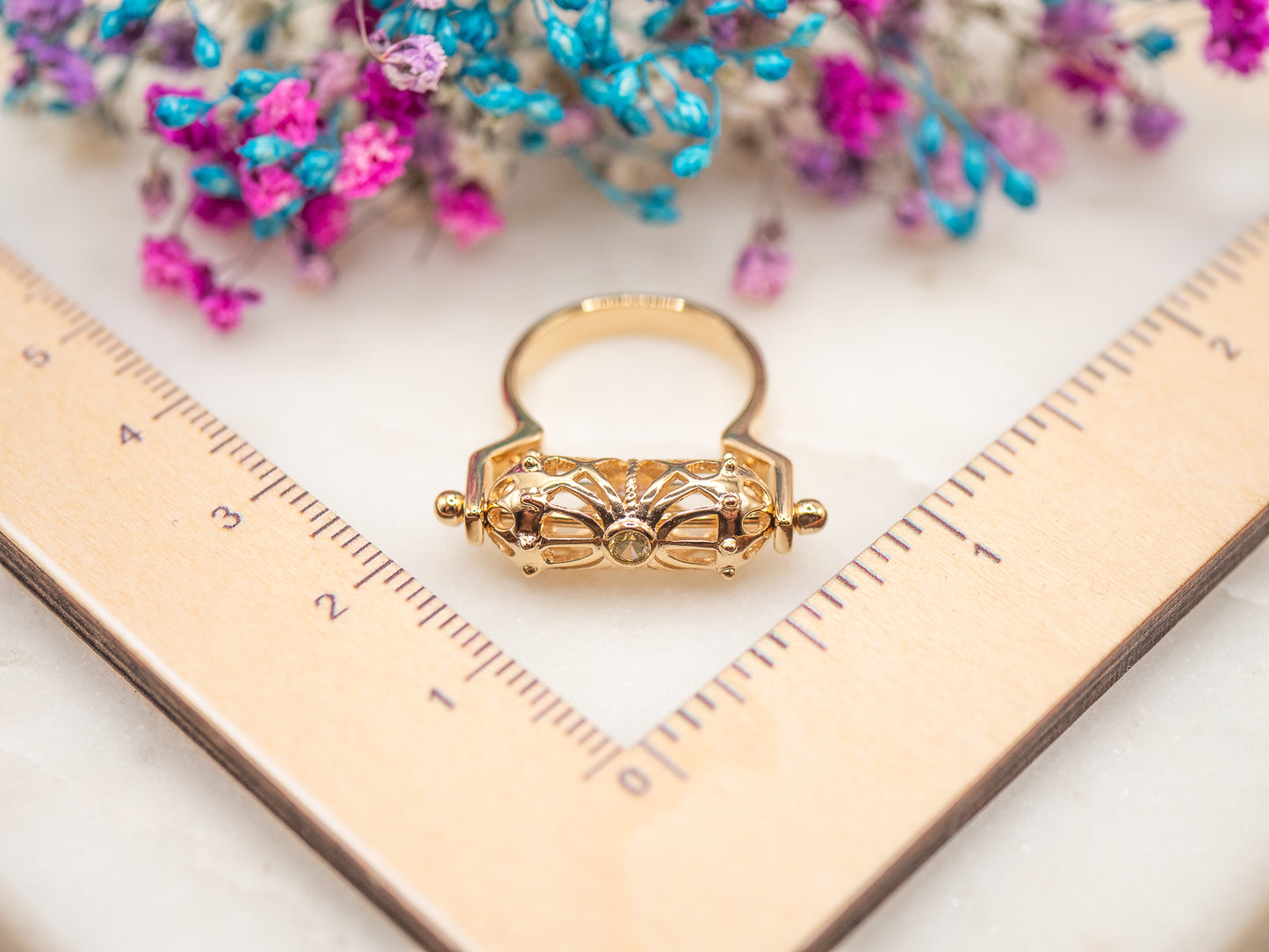 Bague Papillon Miel