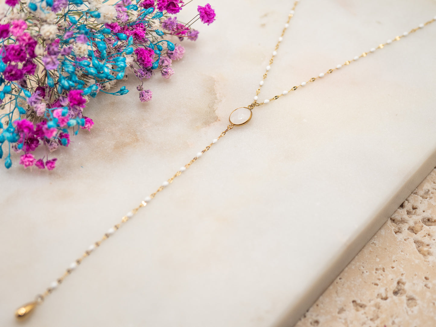Collier Halo Nacré