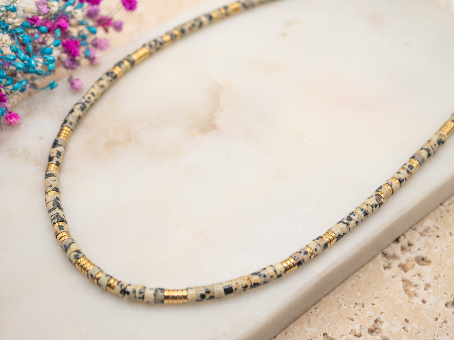 Collier Safari Doré