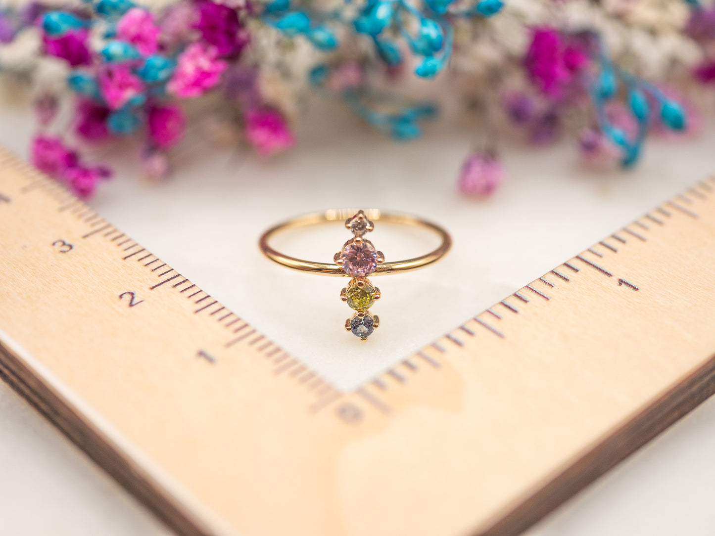 Bague Pastilles Riviera