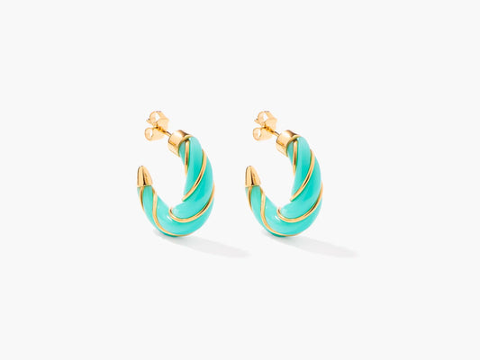 BOUCLES D'OREILLES DIANA AQUA