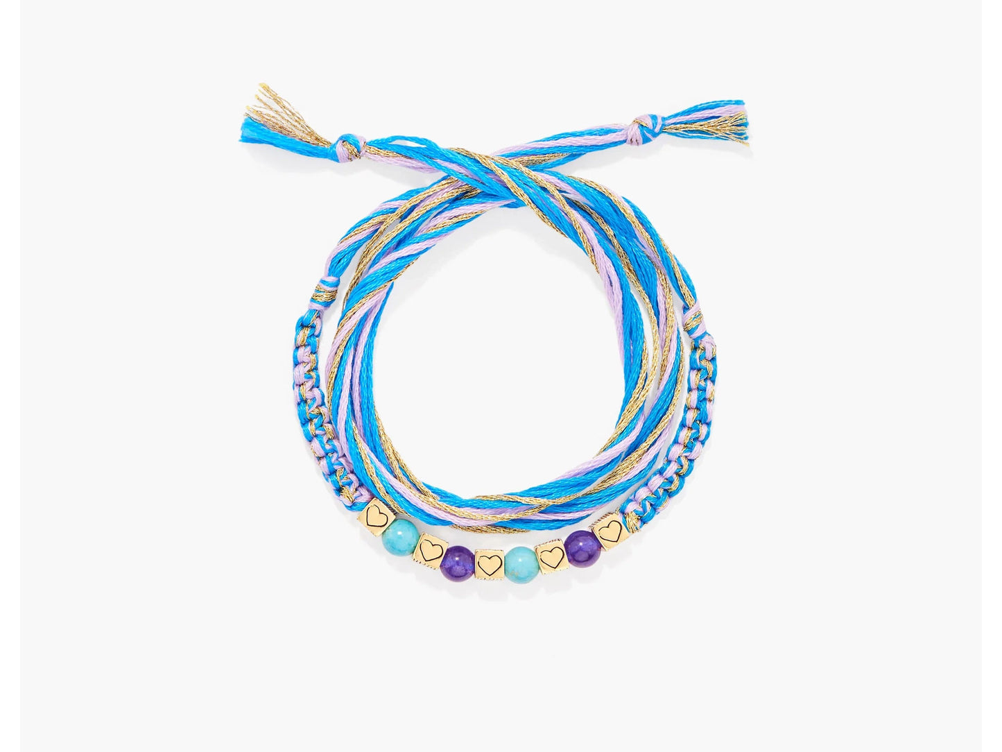 BRACELET HONOLULU PERLES BLEUES