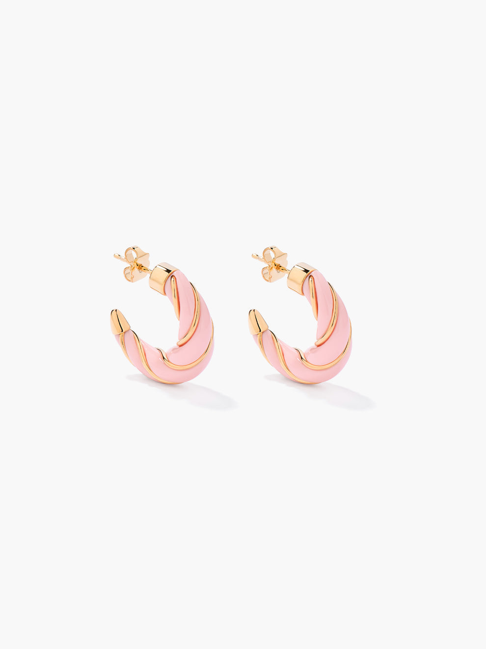 BOUCLES D'OREILLES DIANA BABY PINK