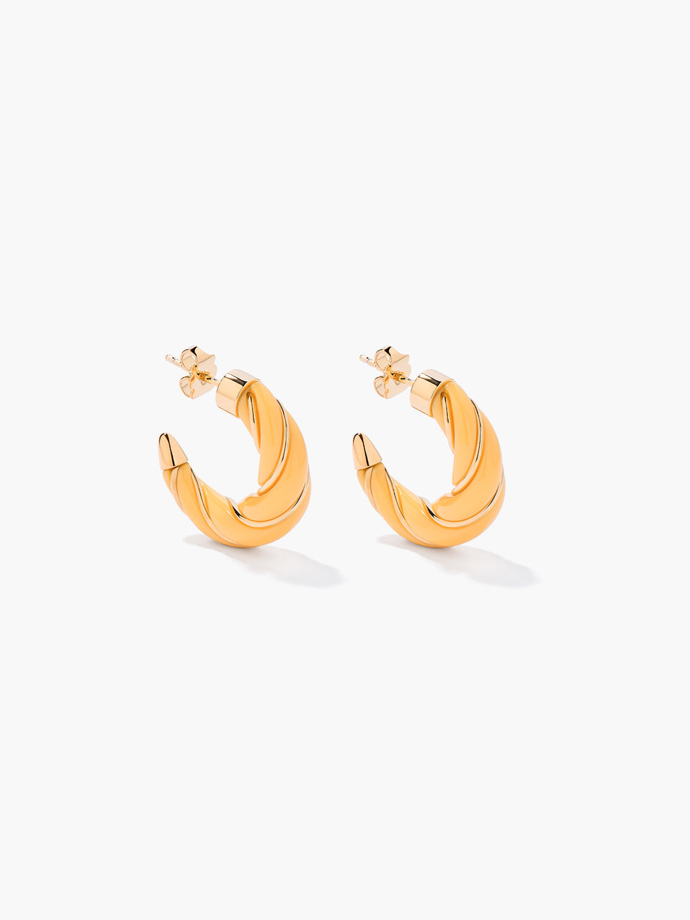 BOUCLES D'OREILLES DIANA JAUNE