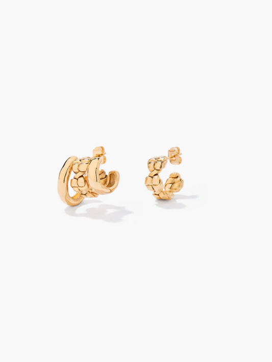 BOUCLES D'OREILLES ASYMÉTRIQUES MADDOCK