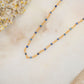 COLLIER LILA BLEU