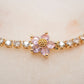 BRACELET FLORYNE ROSE CLAIR