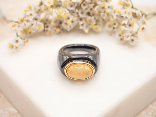 BAGUE ORPHEA NOIRE