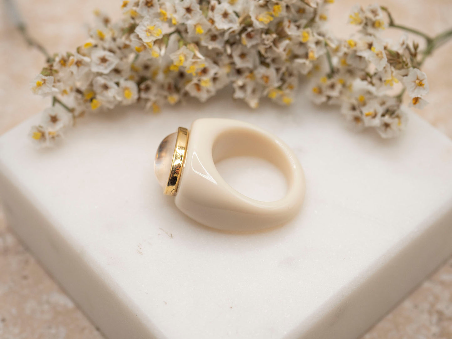 BAGUE ORPHEA BLANCHE