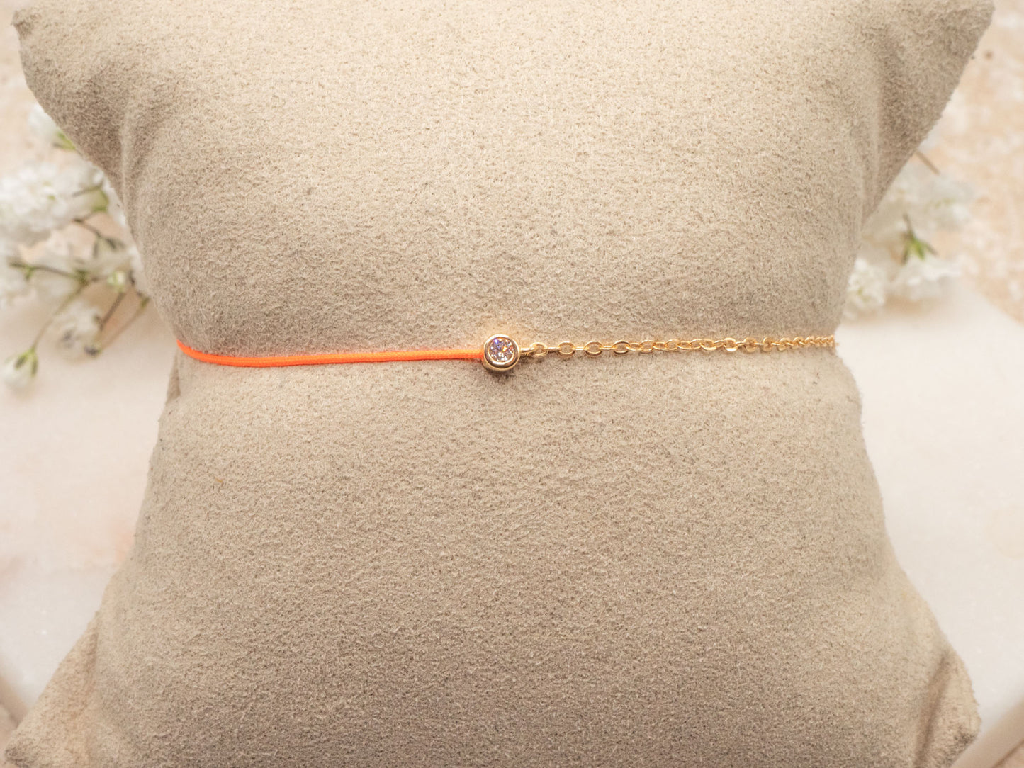 Bracelet Agathe orange