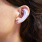 Boucle d'oreille Featherly (argent)