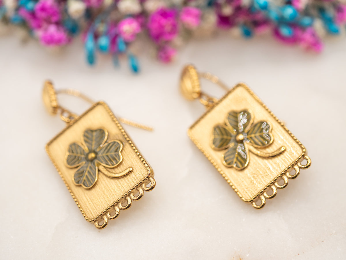 Boucles d'oreilles Trèfle Virela