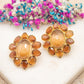 Boucles d'oreilles Halo Ambréa