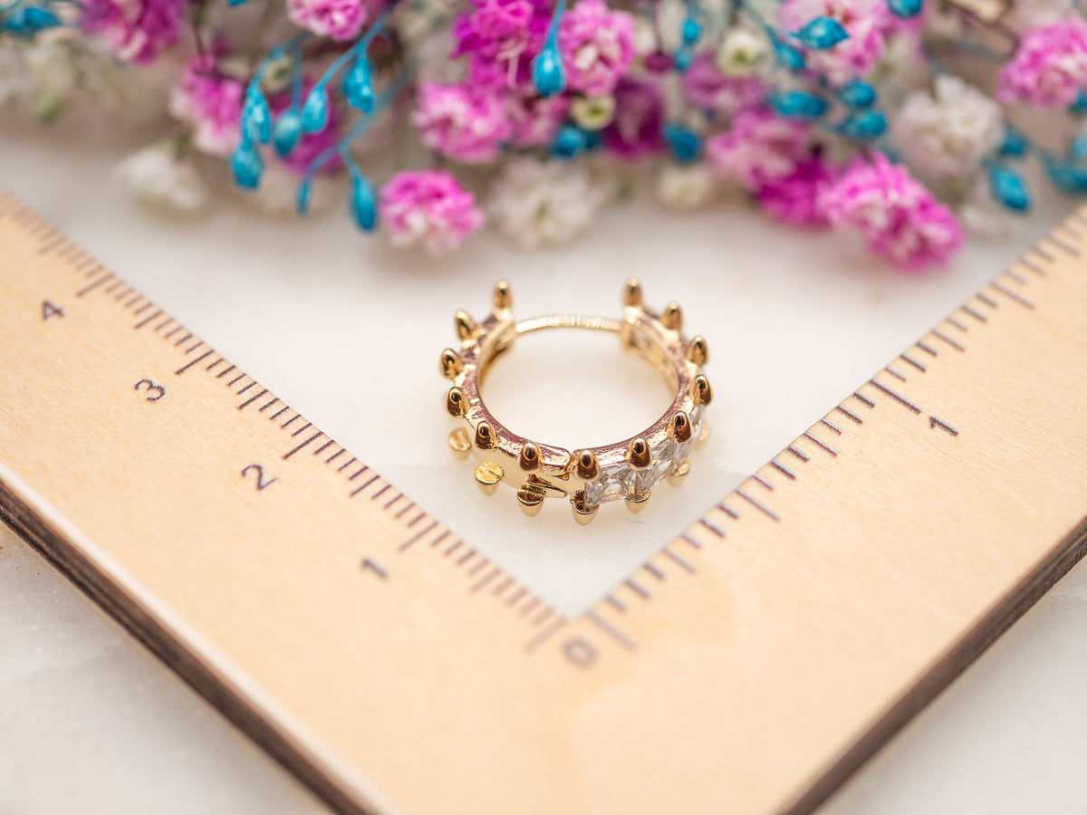 Boucle d'oreille unique Éclat Nivora