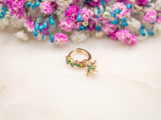 Boucle d'oreille unique Éclat Sylva
