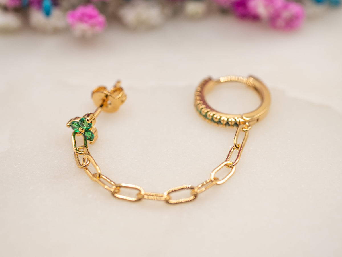 Boucle d'oreille unique Éclat Silvya