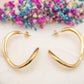 Boucles d'oreilles Courbe Orelia