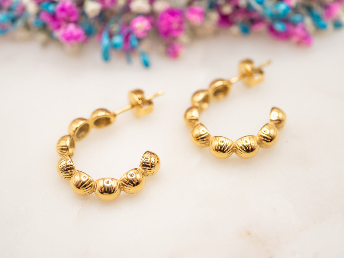 Boucles d'oreilles Couronne Olivane