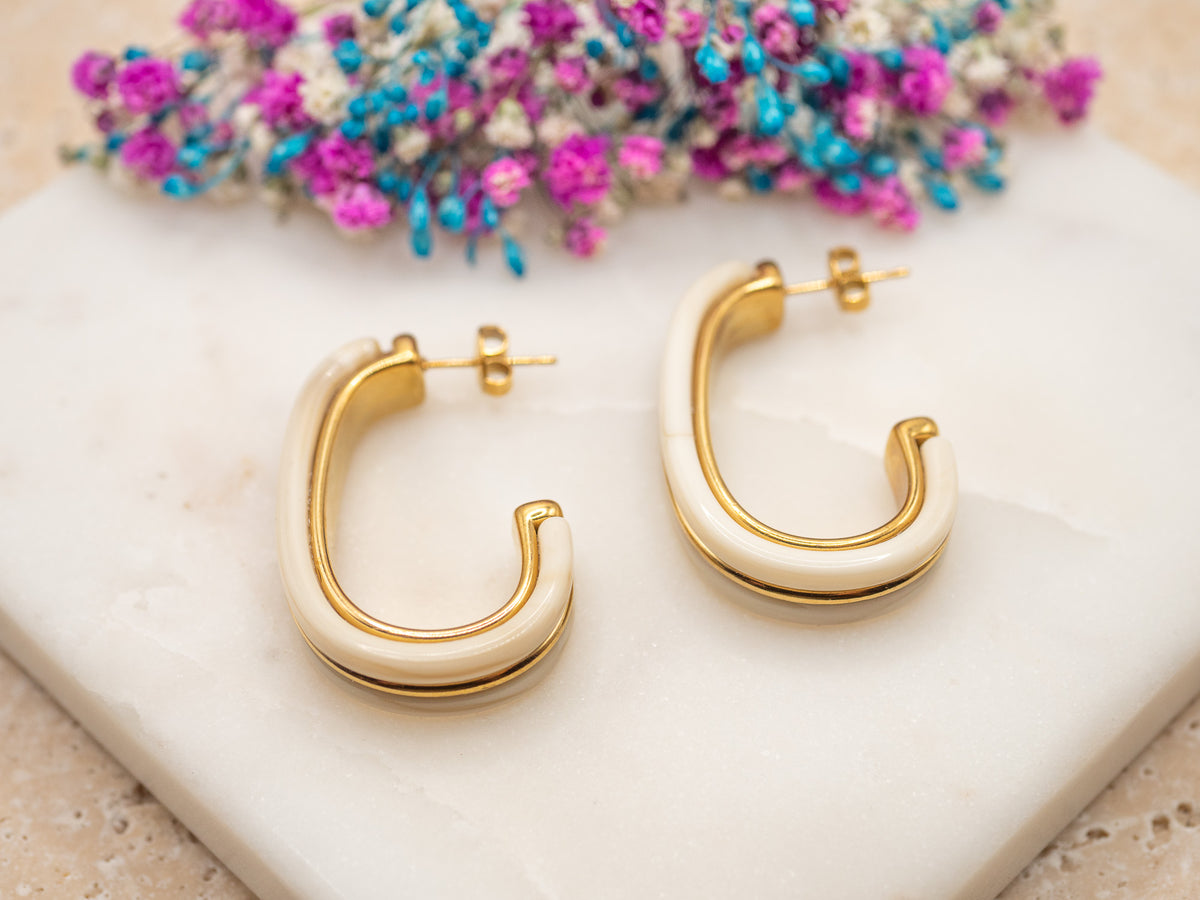 Boucles d'oreilles Étreinte Ivola