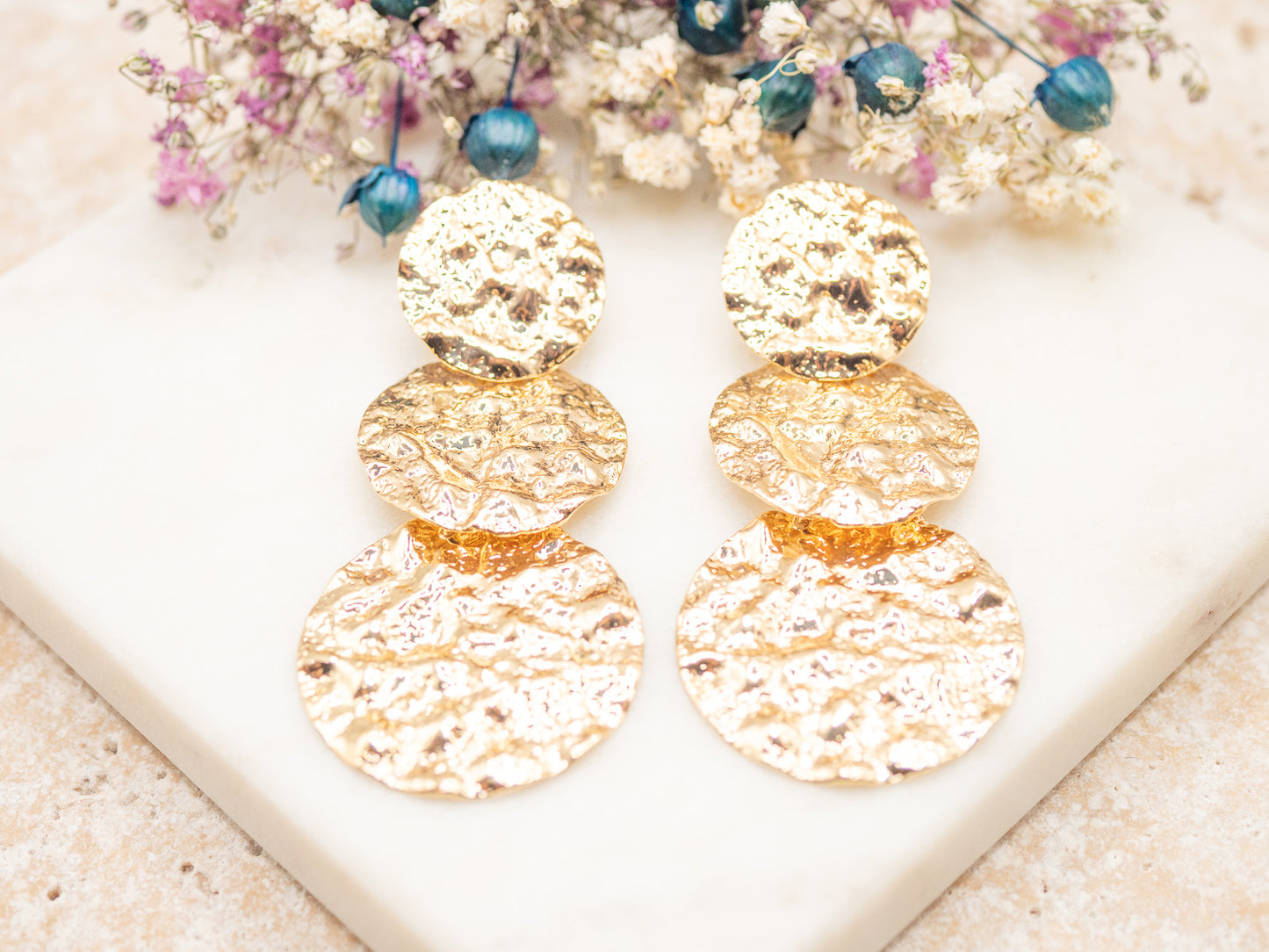 Boucles d'Oreilles Éclat Brut