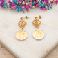 Boucles d'oreilles Médaille Sorevia