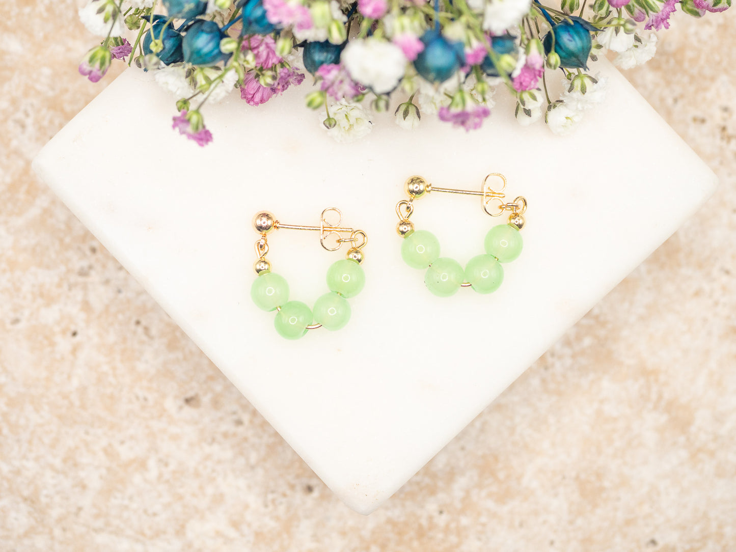 Boucles d'oreilles Verde