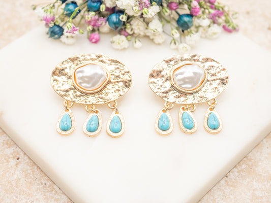 Boucles d'oreilles Azul