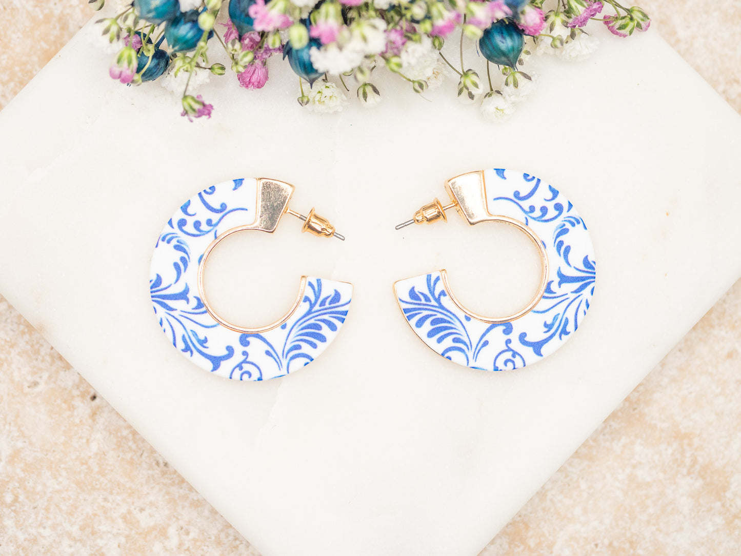 Boucles d'oreilles Azulejo