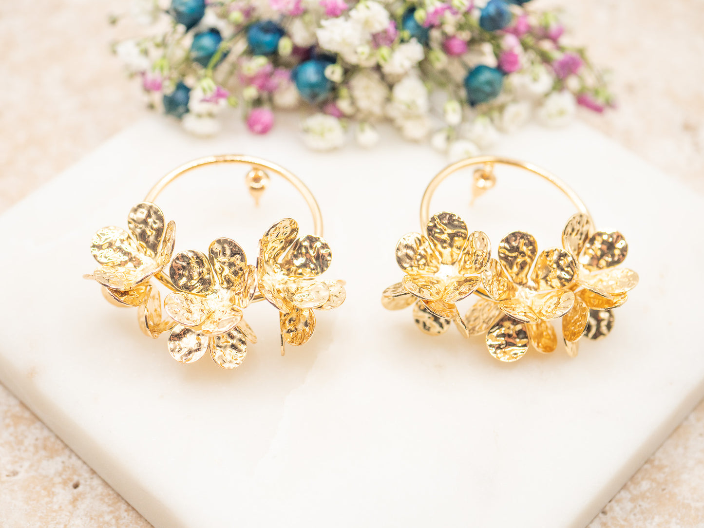 Boucles d'oreilles Flora