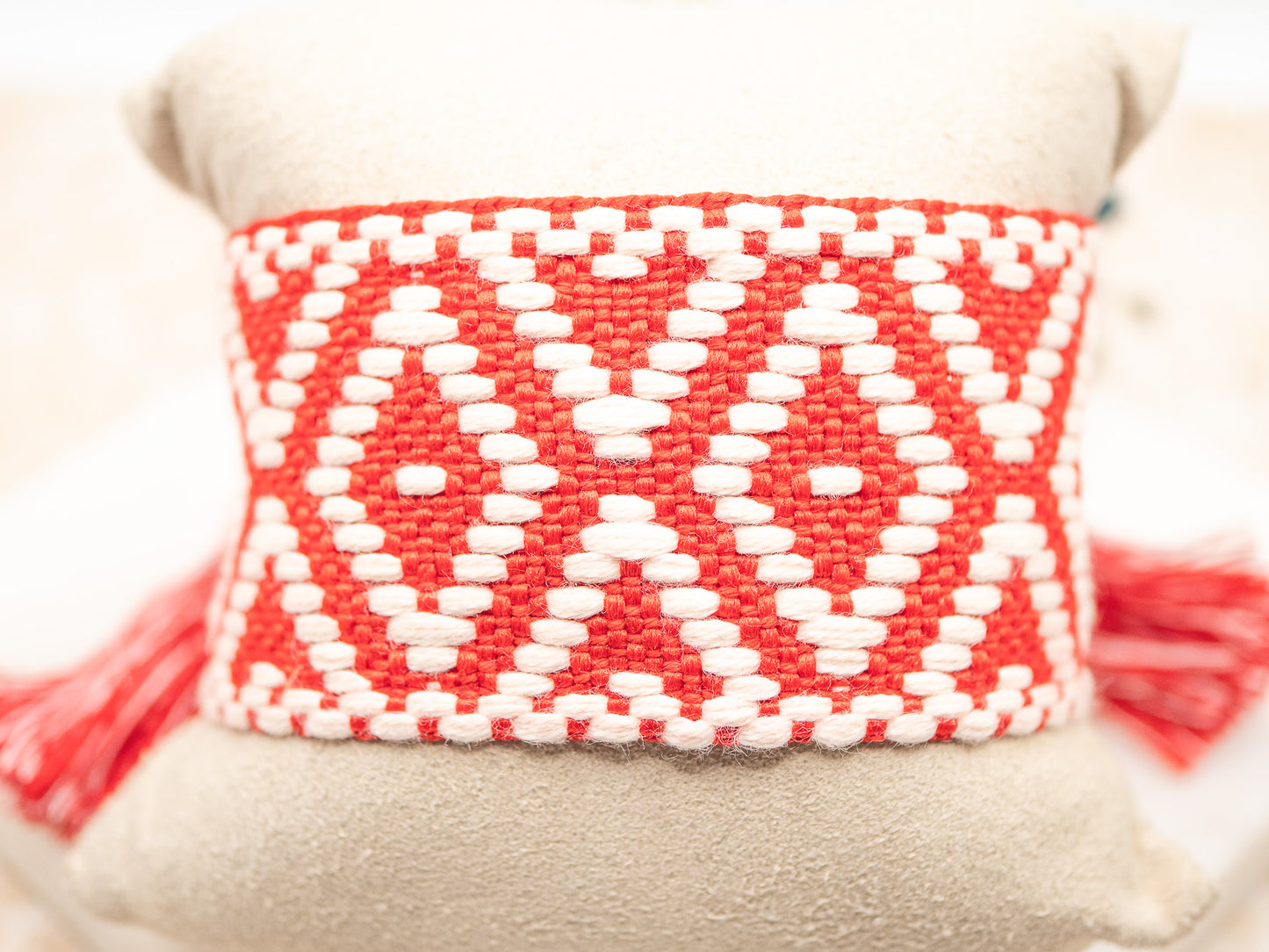 Bracelet Albaicin rouge/crème