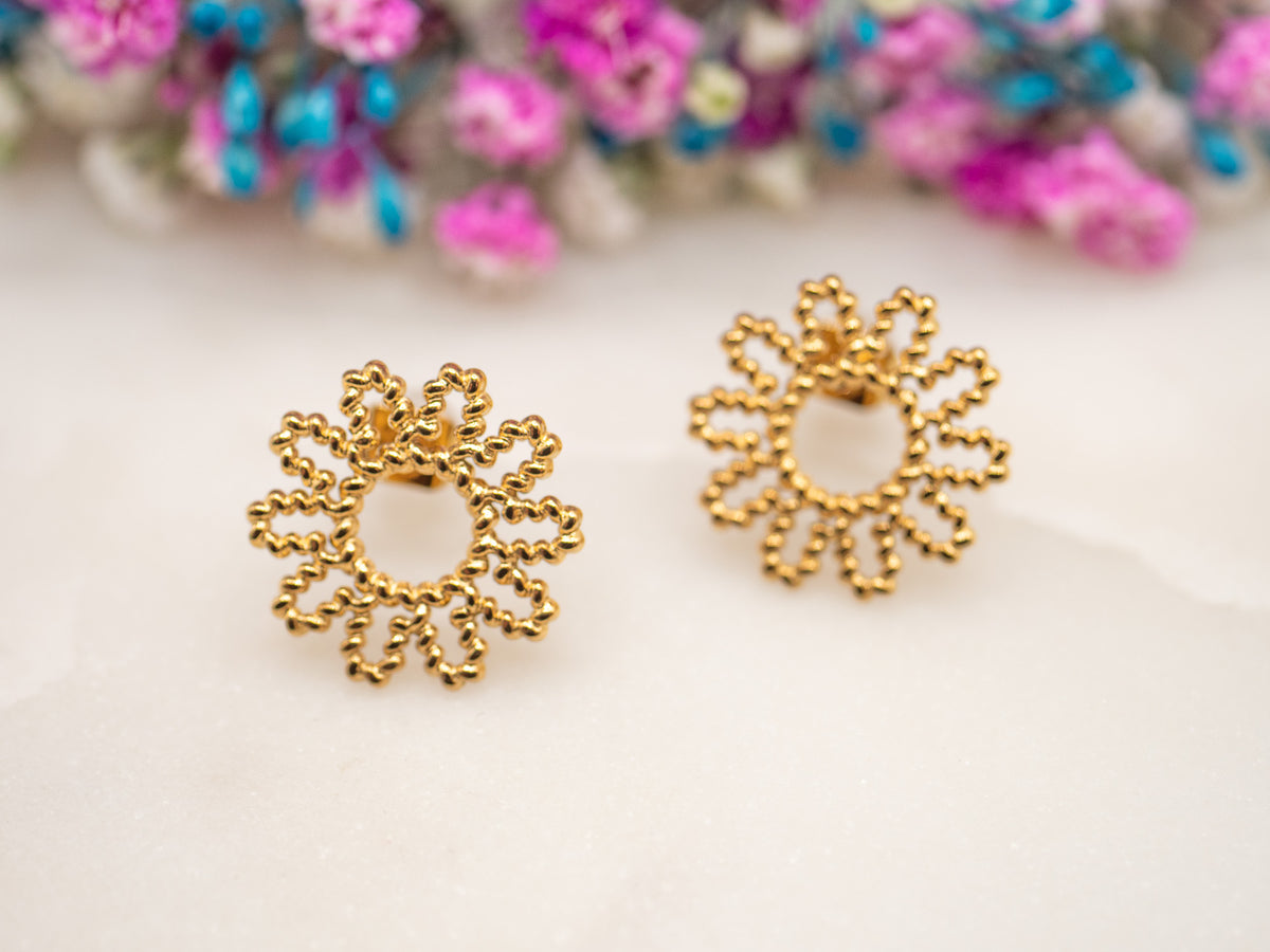 Boucles d'oreilles Rosalia Torsade