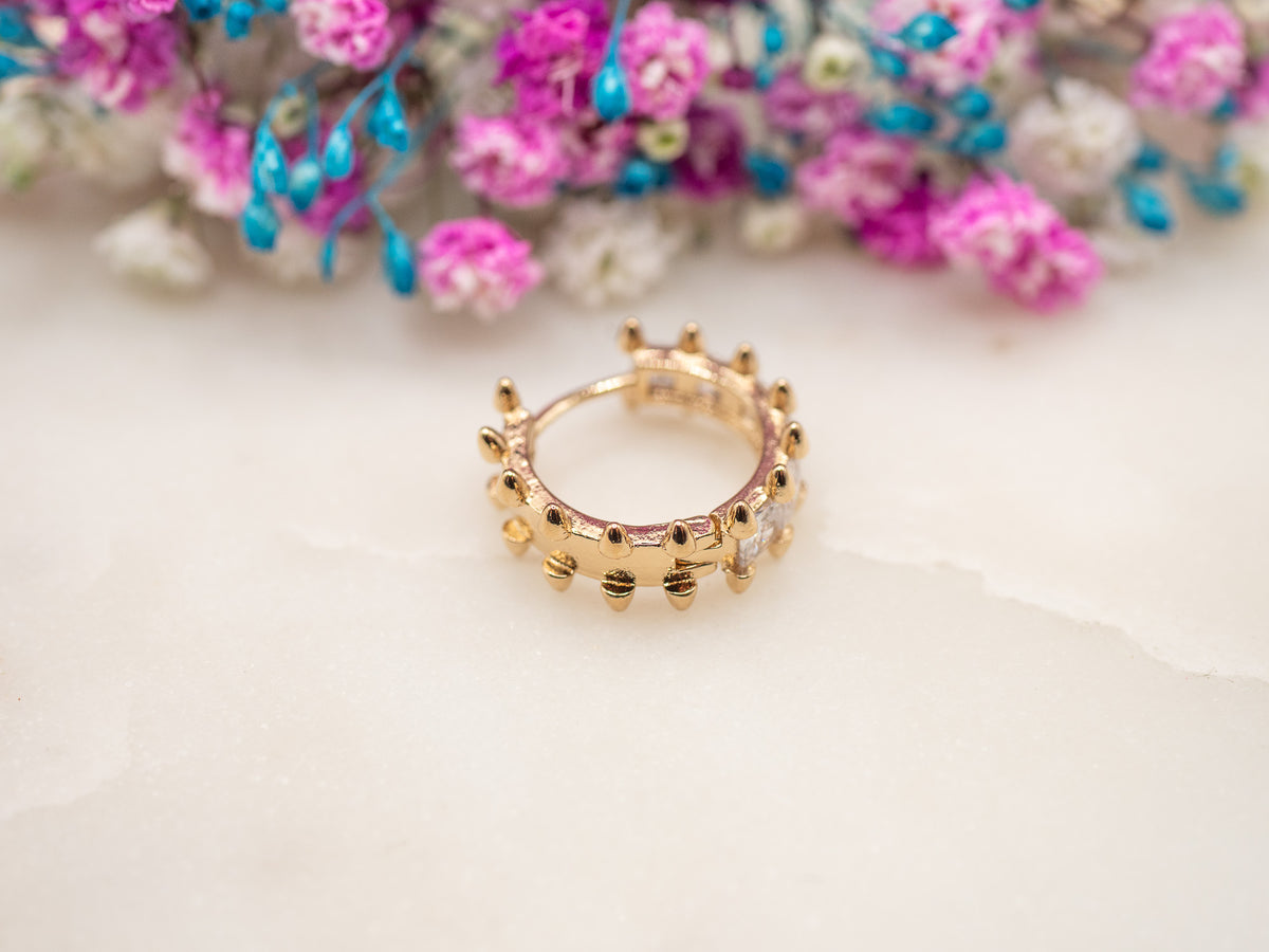 Boucle d'oreille unique Éclat Nivora