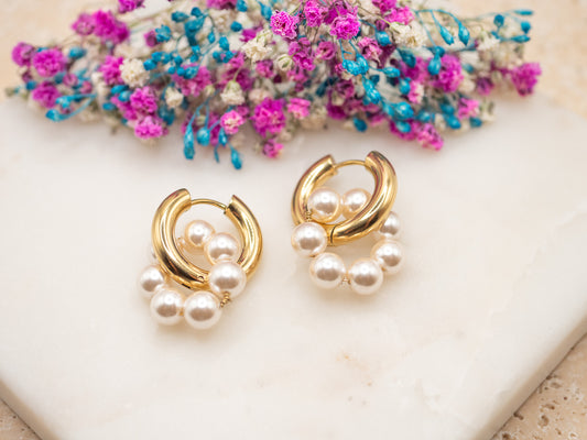 Boucles d'oreilles Étreinte Sorelia